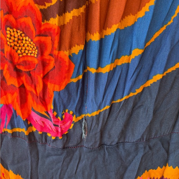 FARM RIO Vintage Wave Midi Dress Size Medium - Picture 9 of 11